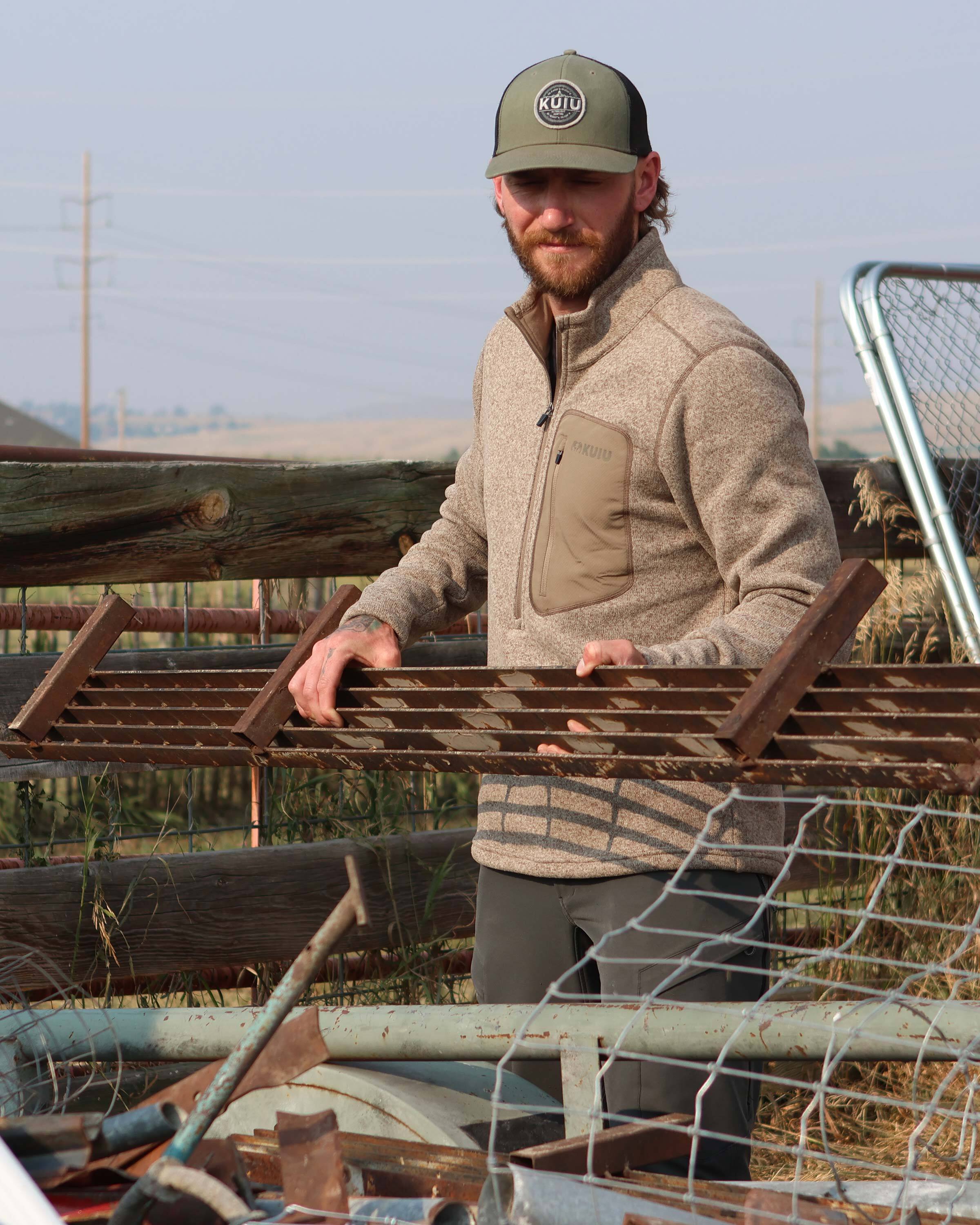Base Camp Pullover Sweater | Olive Heather - Image 4