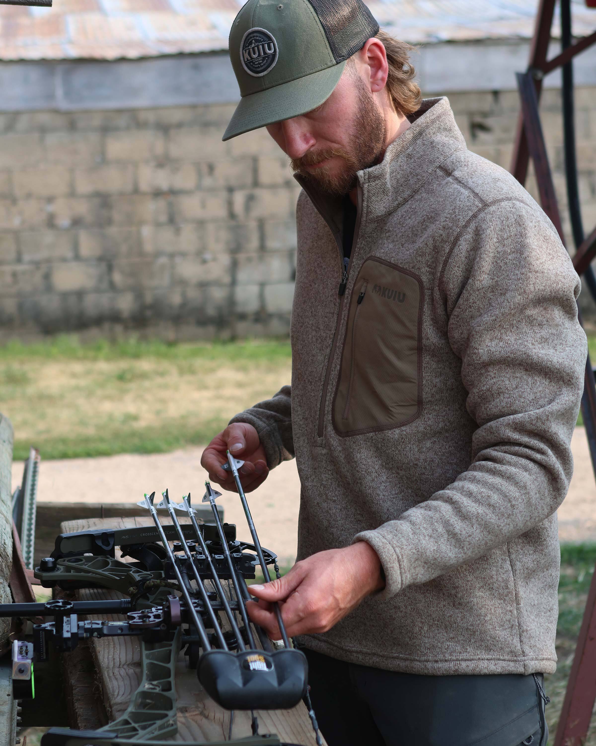 Base Camp Pullover Sweater | Olive Heather - Image 6