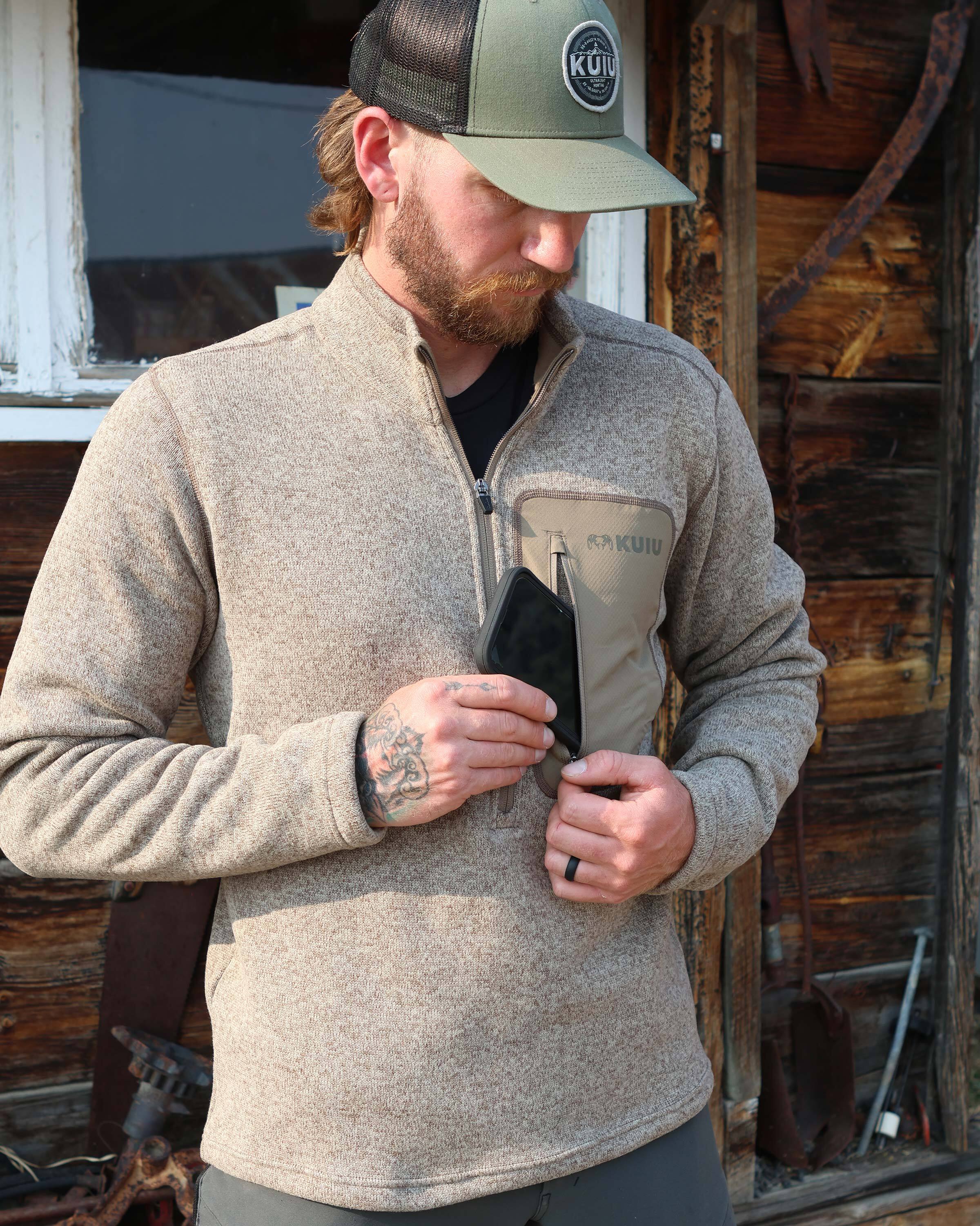 Base Camp Pullover Sweater | Olive Heather - Image 7