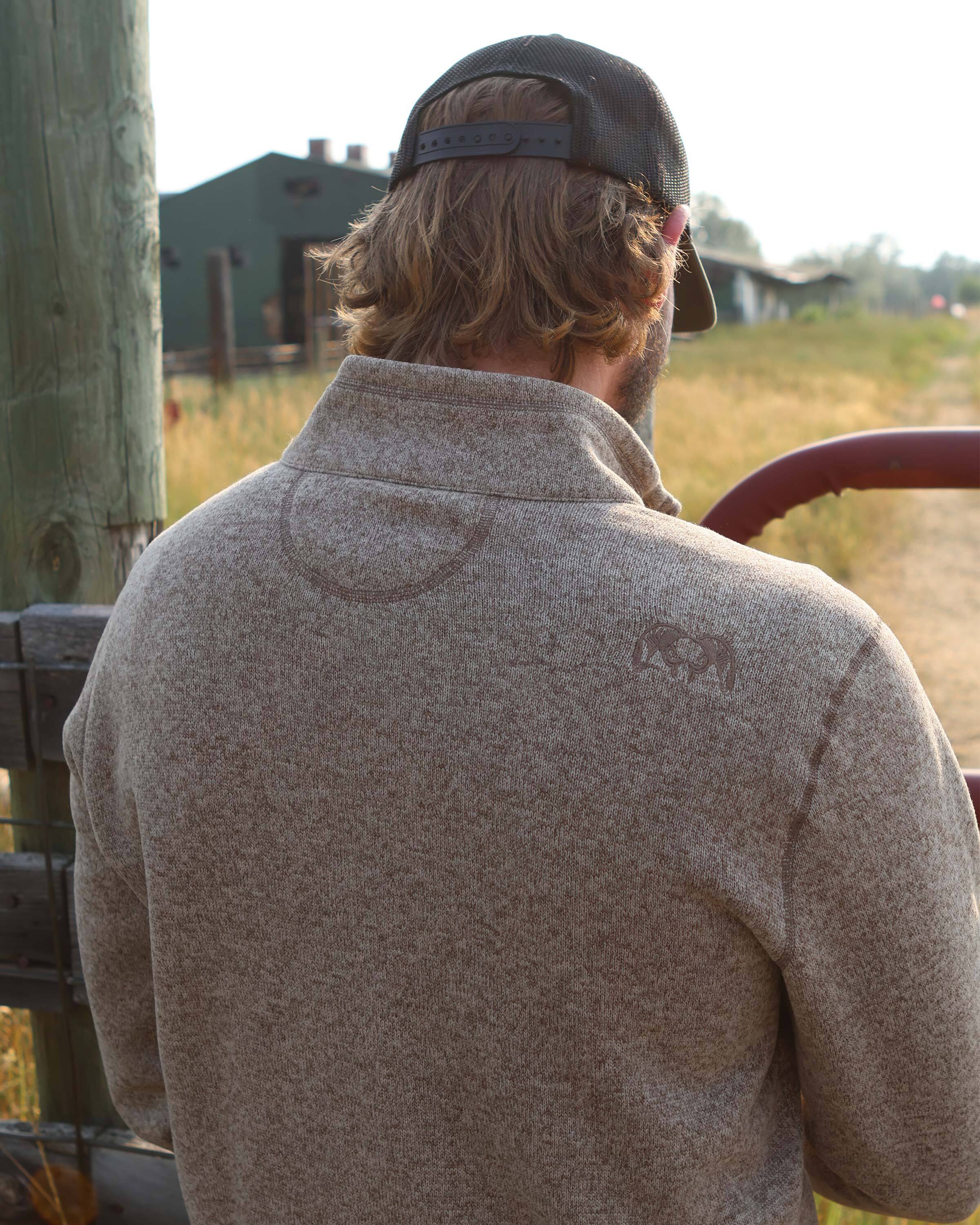 Base Camp Pullover Sweater | Olive Heather - Image 9