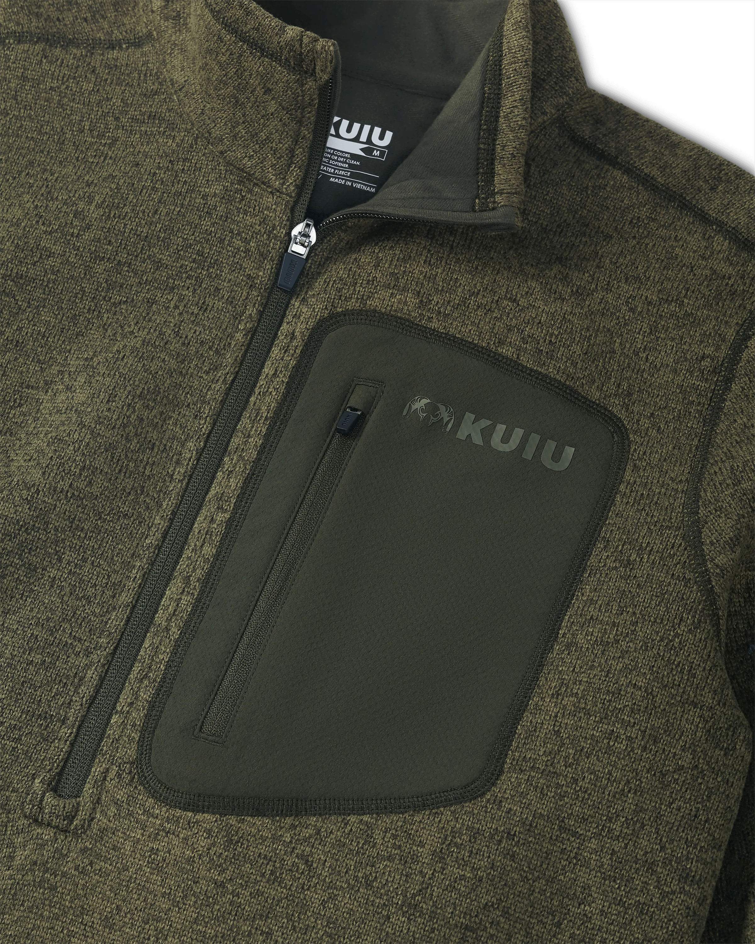 Base Camp Pullover Sweater | Olive Heather - Image 3