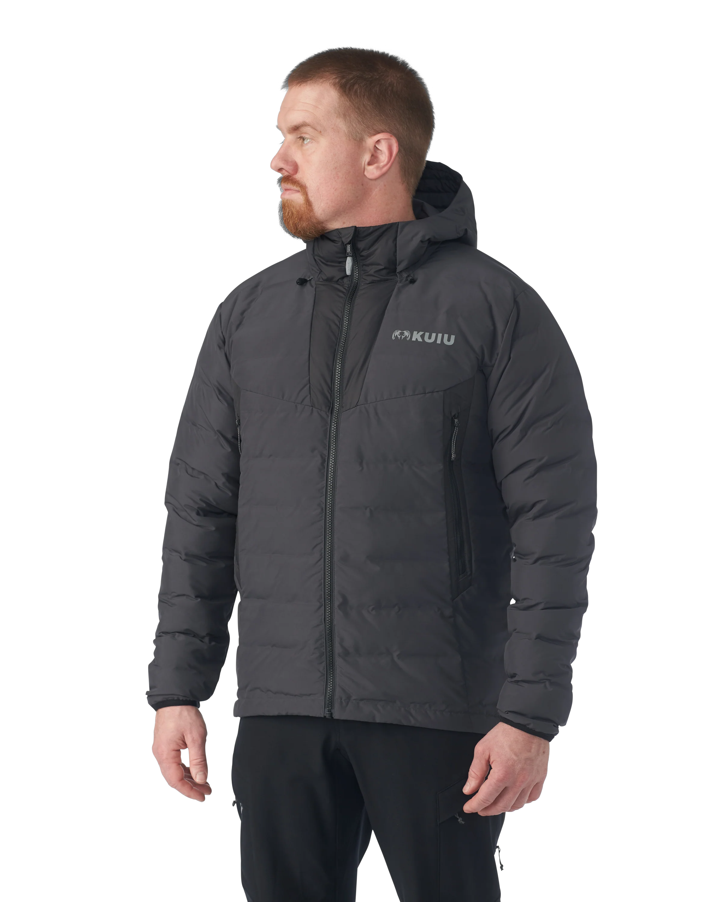 Elements Hooded Jacket | Gunmetal - Image 3