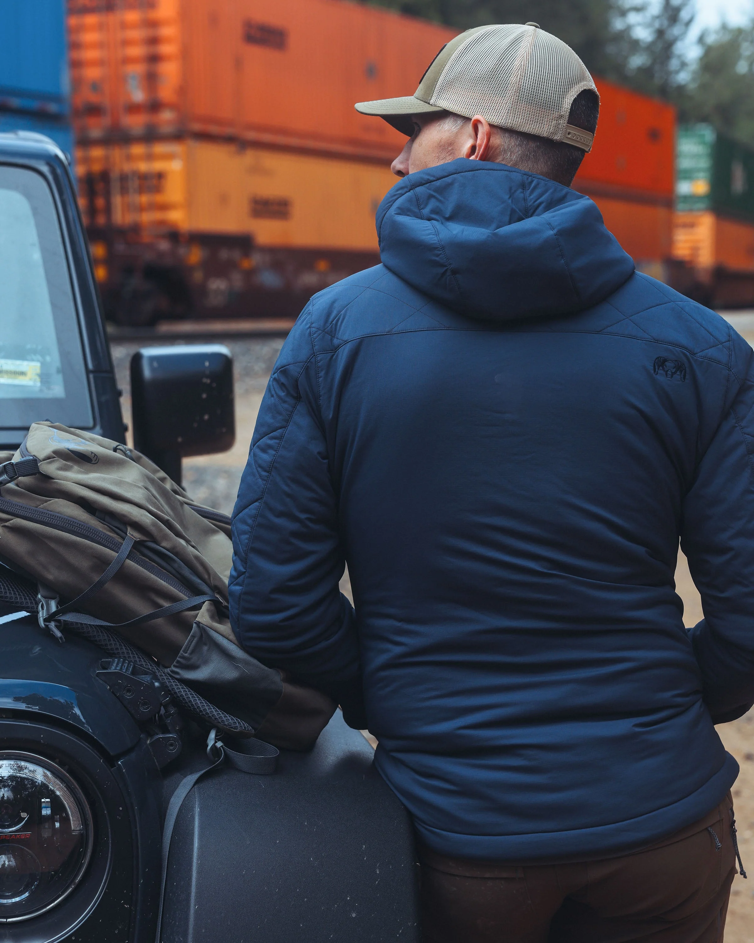 Granby Hooded Jacket | Bourbon - Image 6