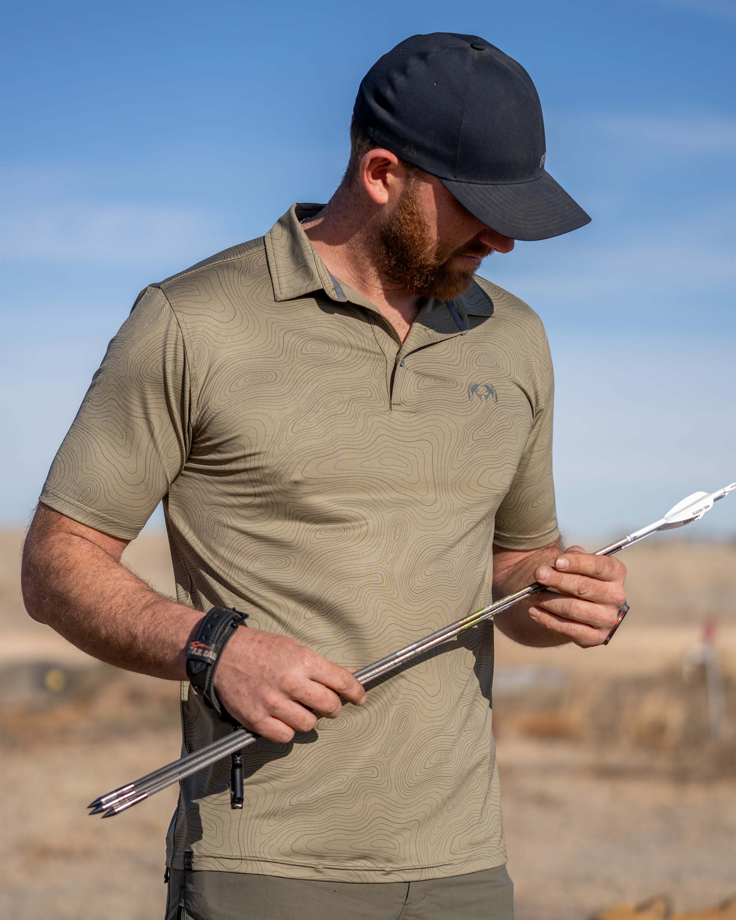 KUIU Performance Polo Topo | Slate Topo - Image 4
