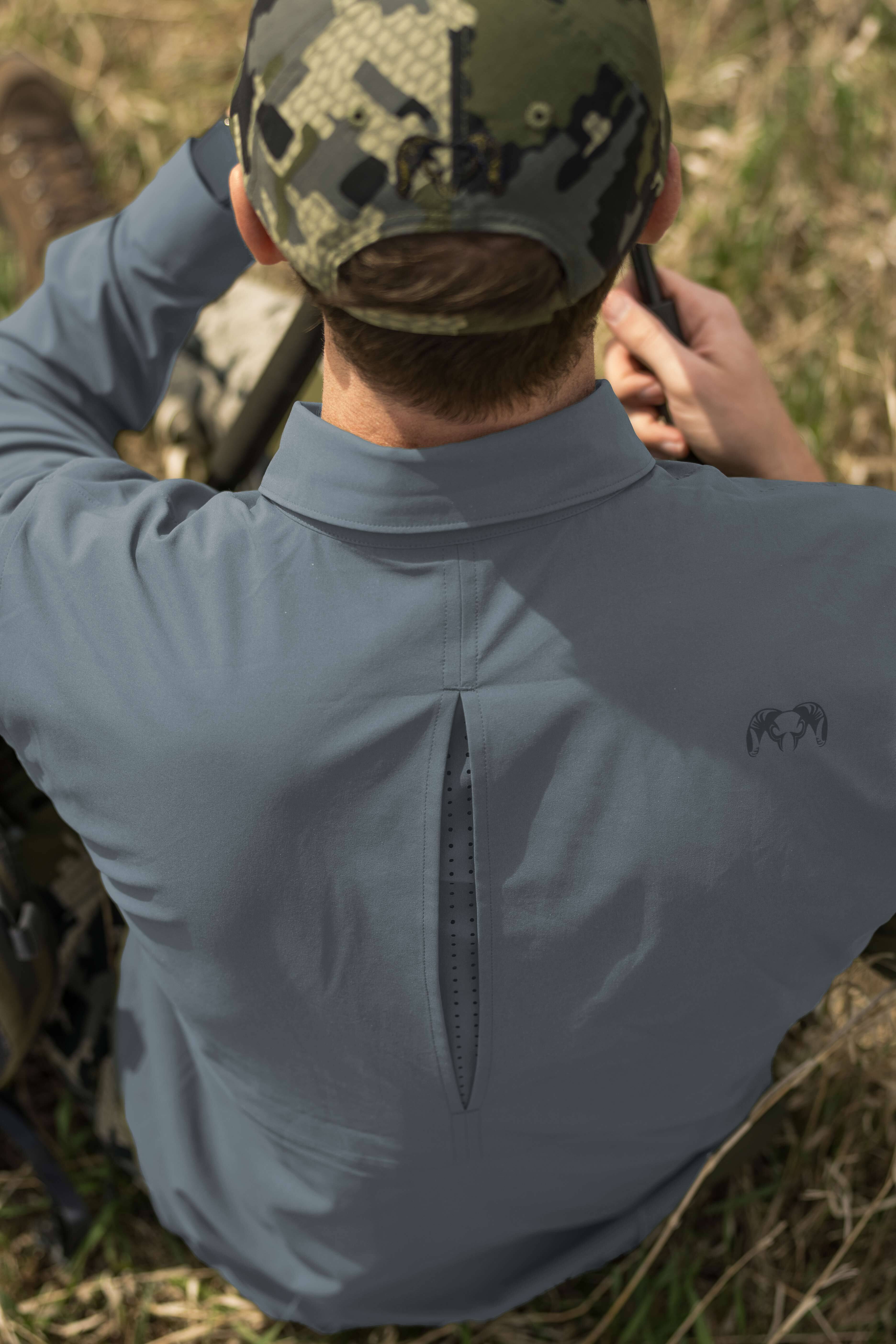 Mesa Vented LS Snap Shirt | Lunar - Image 4