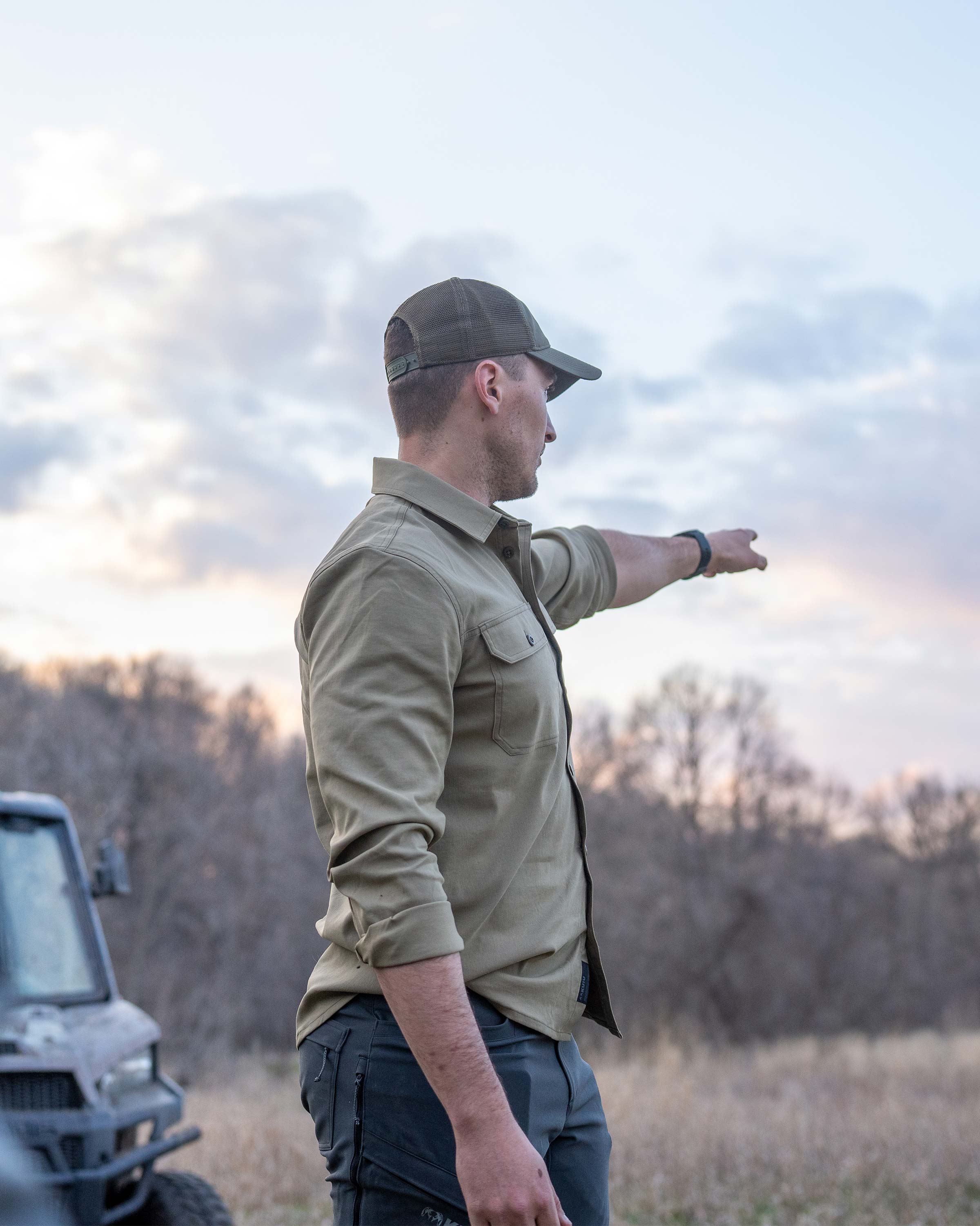 Motive LS Workgrade Shirt | Stone - Image 3