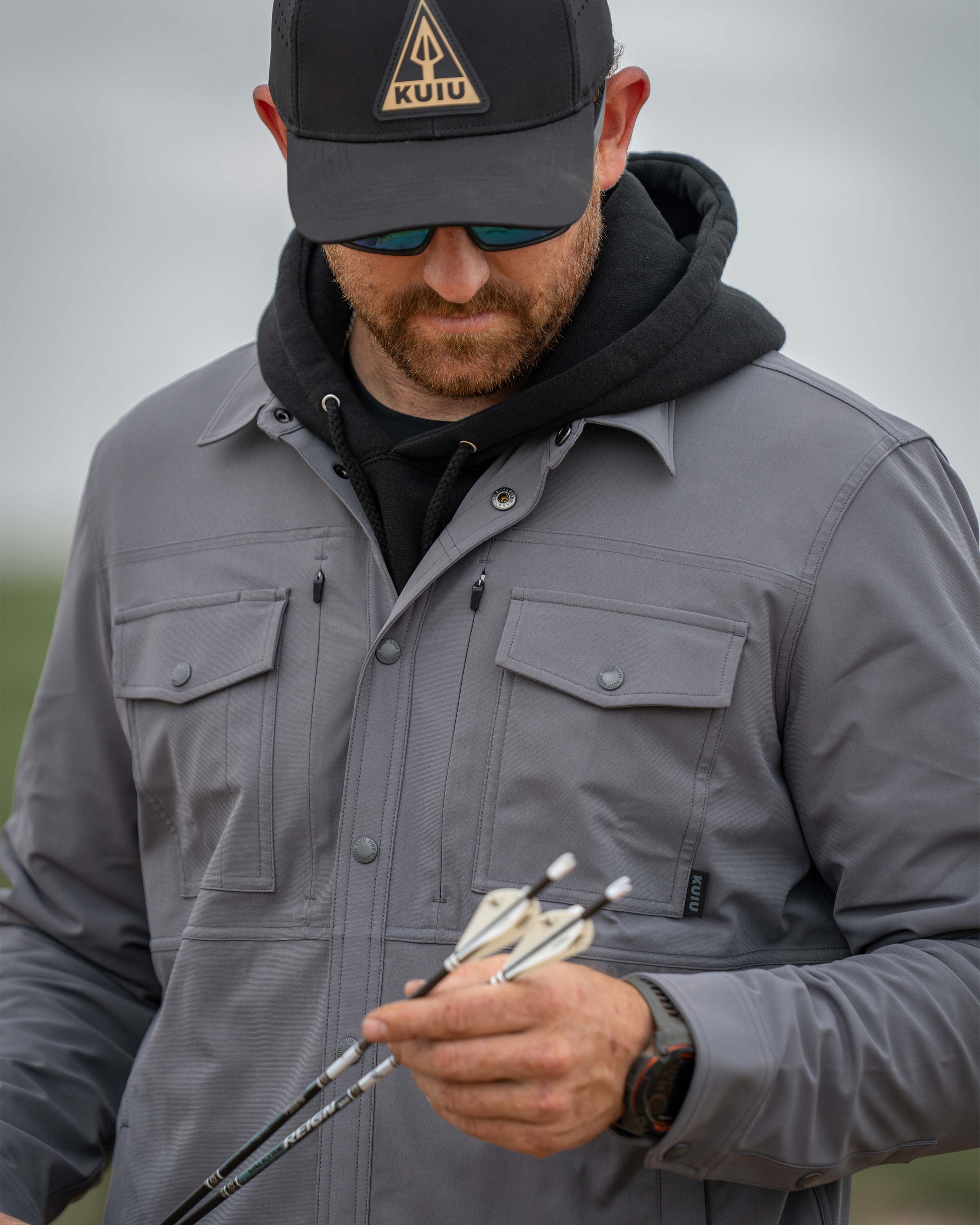 Tour Shirt Jacket | Steel Blue - Image 4