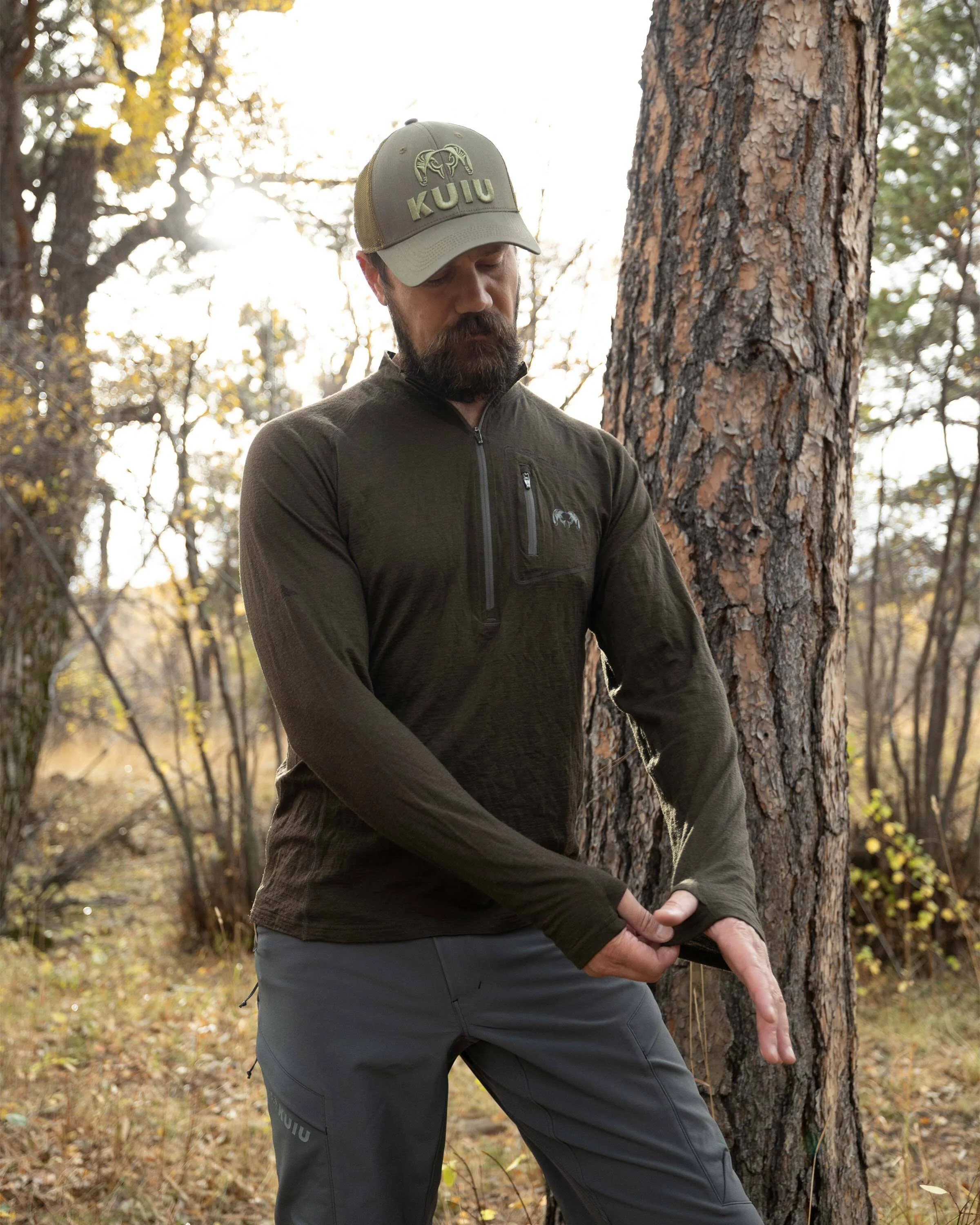 ULTRA Merino 145 Zip-T Hunting Shirt | Vias - Image 4